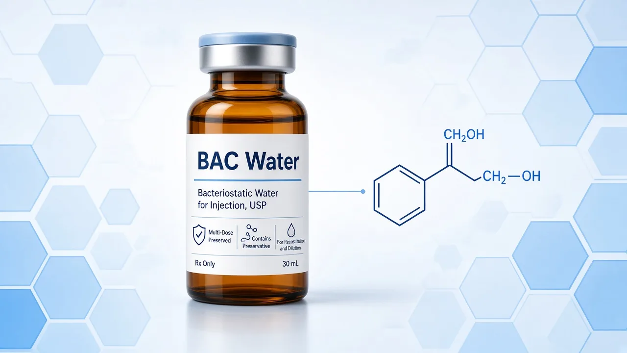 What Does Benzyl Alcohol Do in BAC Water?