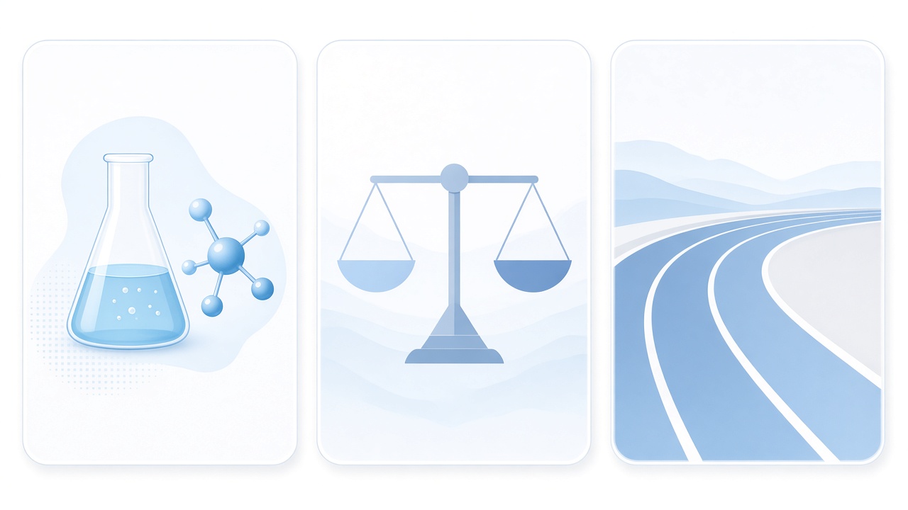 Science, regulation, and sport shown as separate lenses