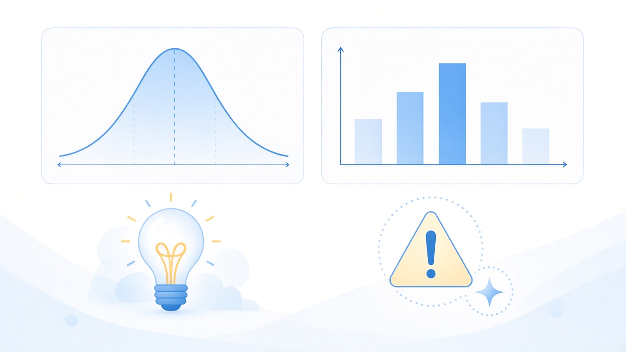 Friendly bell curve and chart for statistics literacy