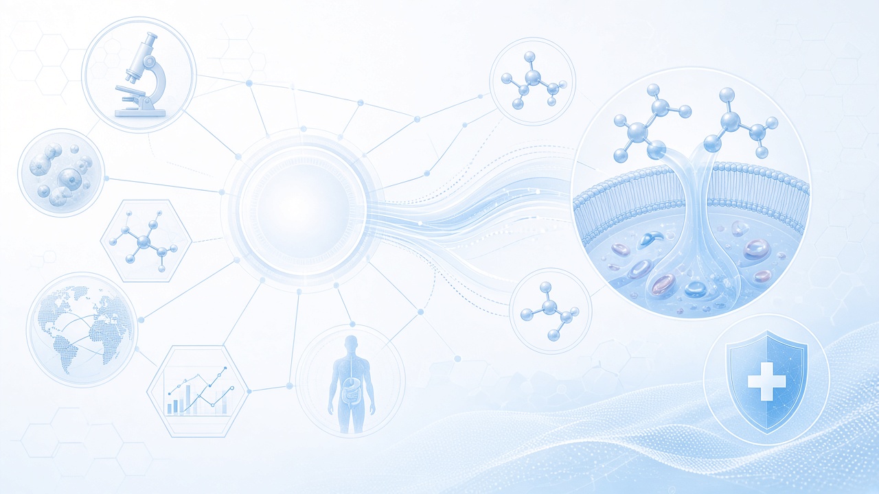 Research hub paths connecting bioavailability literacy topics