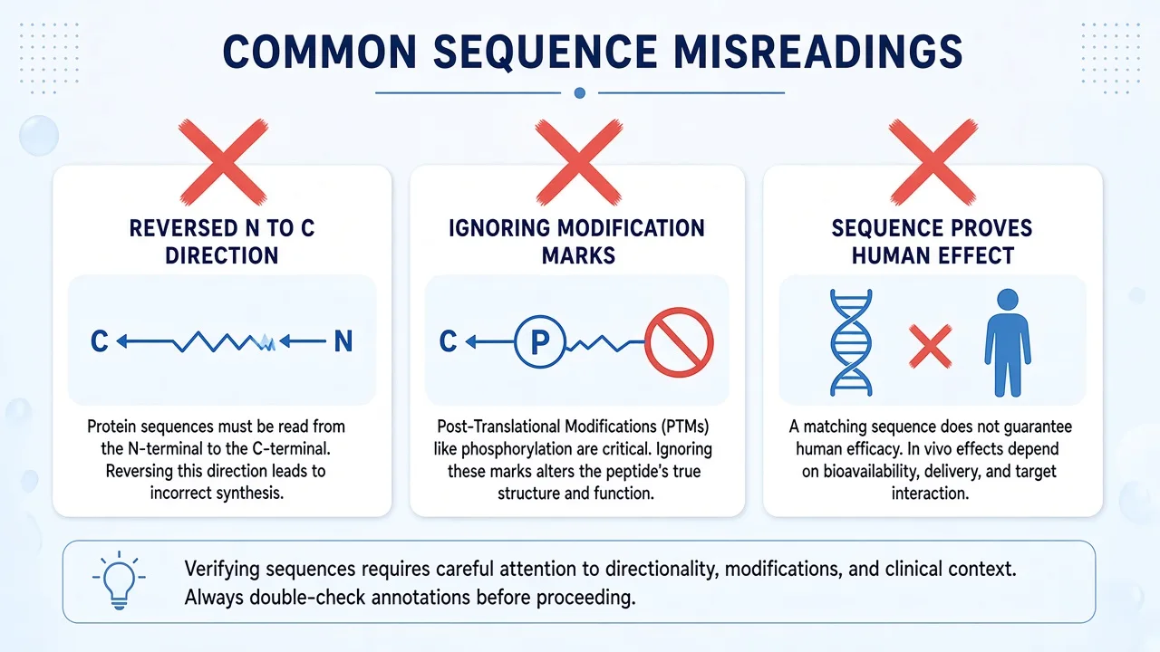 Caution over a sequence string wrongly treated like a trophy claim