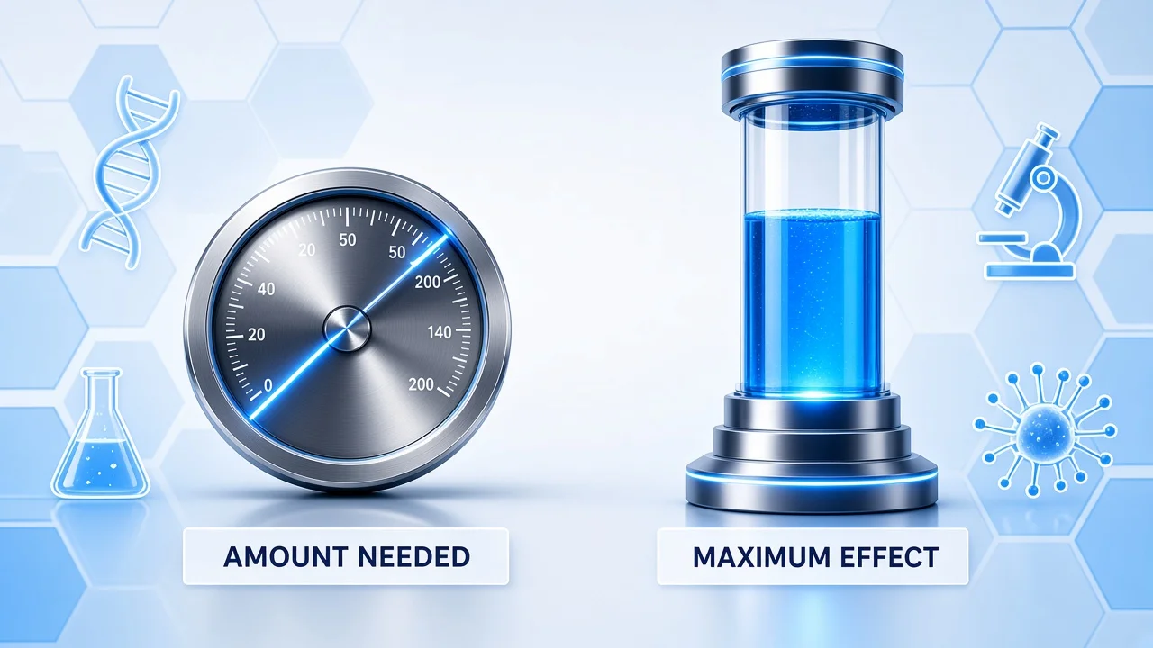 Amount needed dial beside a maximum effect response column