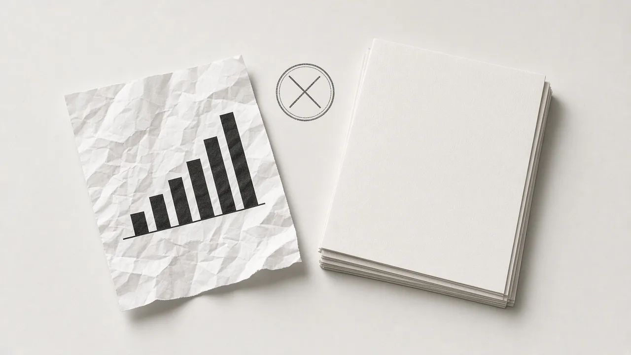 Crossed-out icons for dosing tips and guaranteed outcomes