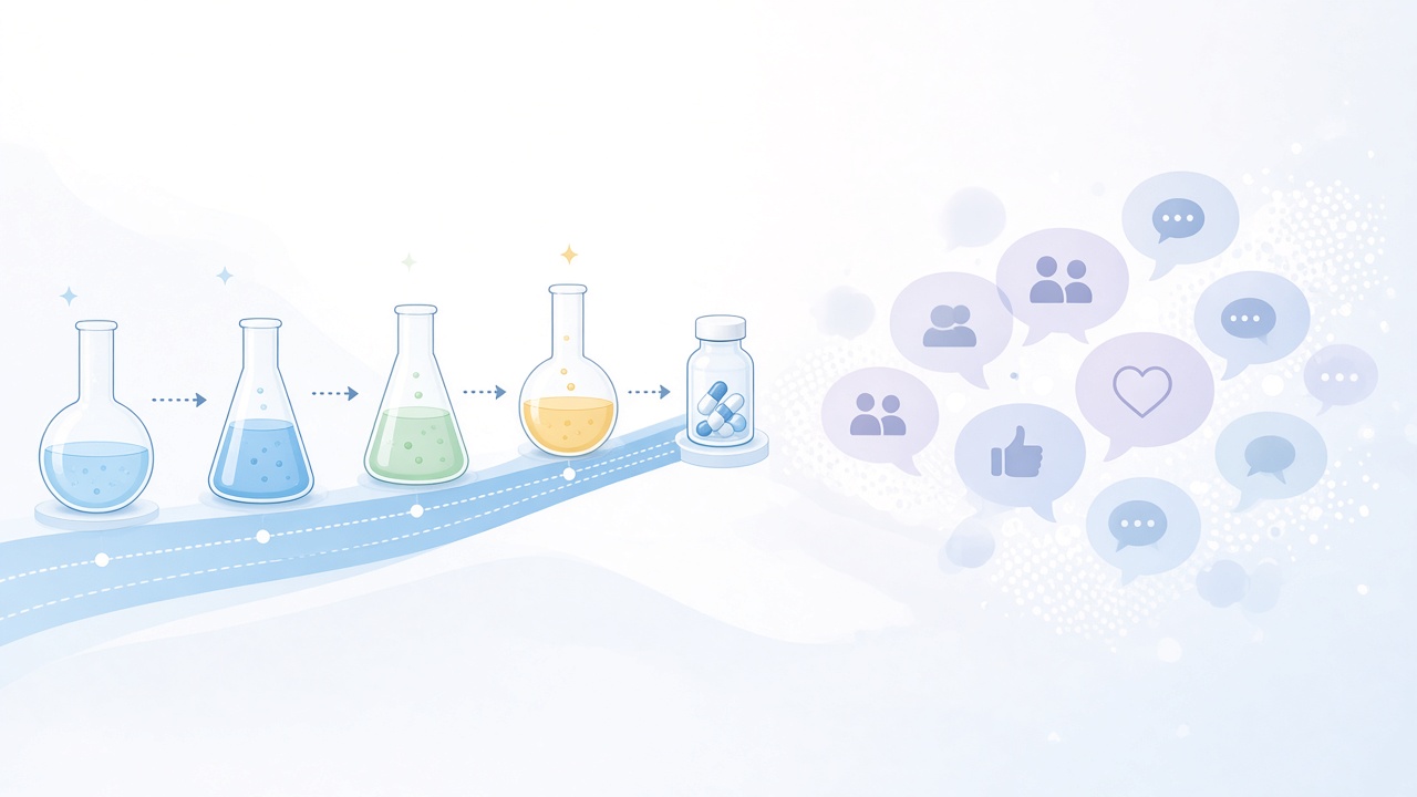 Formal drug pipeline beside fading informal social bubbles